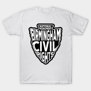 Birmingham Civil Rights National Monument name arrowhead T-Shirt